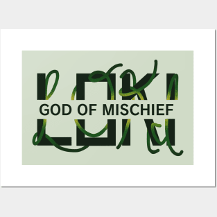 Loki God of Mischief Posters and Art